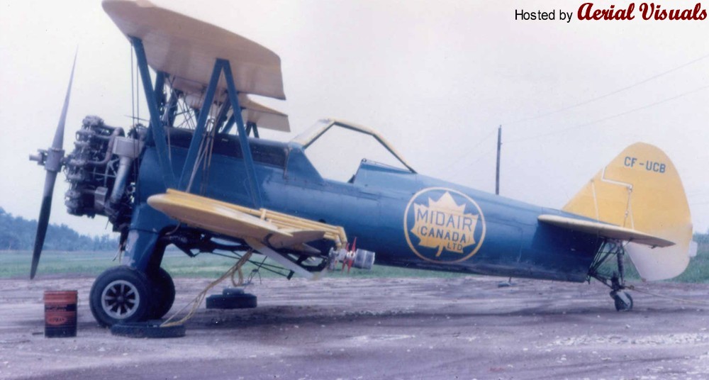 Aerial Visuals - Airframe Dossier - Stearman-Boeing PT-17 Kaydet, s/n ...