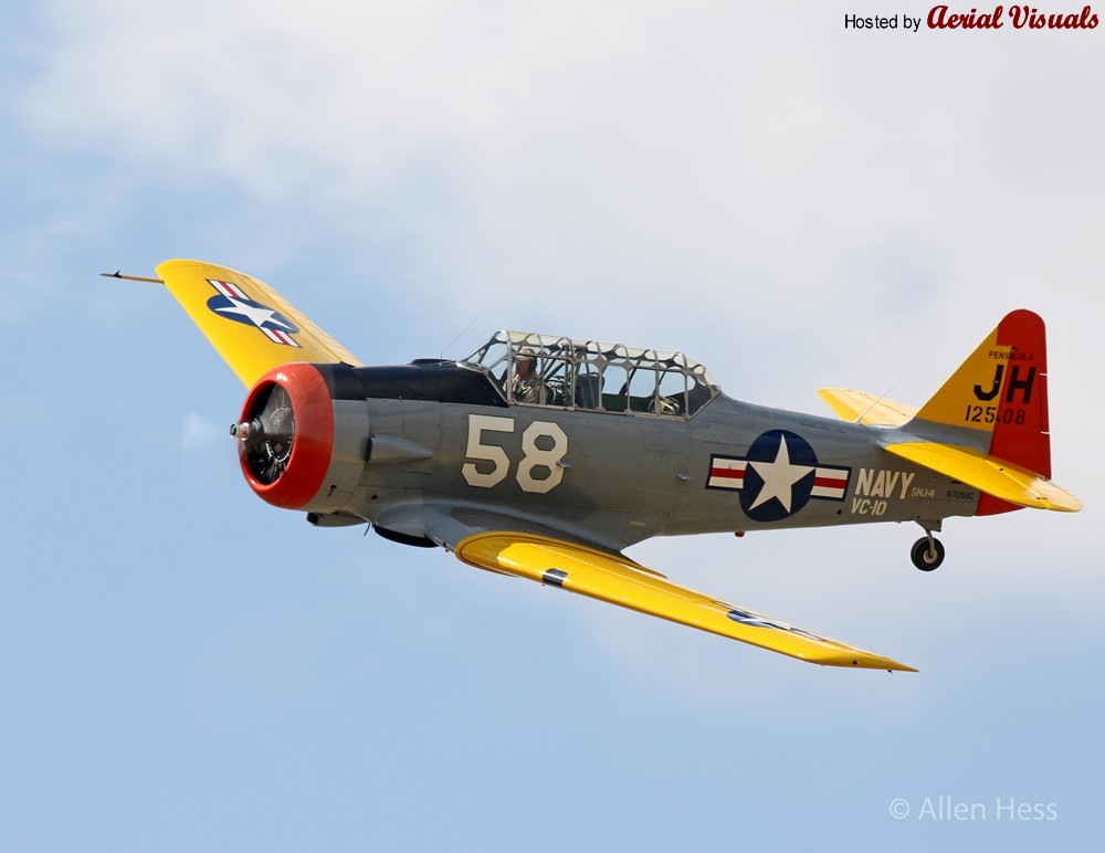 Aerial Visuals - Airframe Dossier - North American SNJ-4 Texan, s/n ...