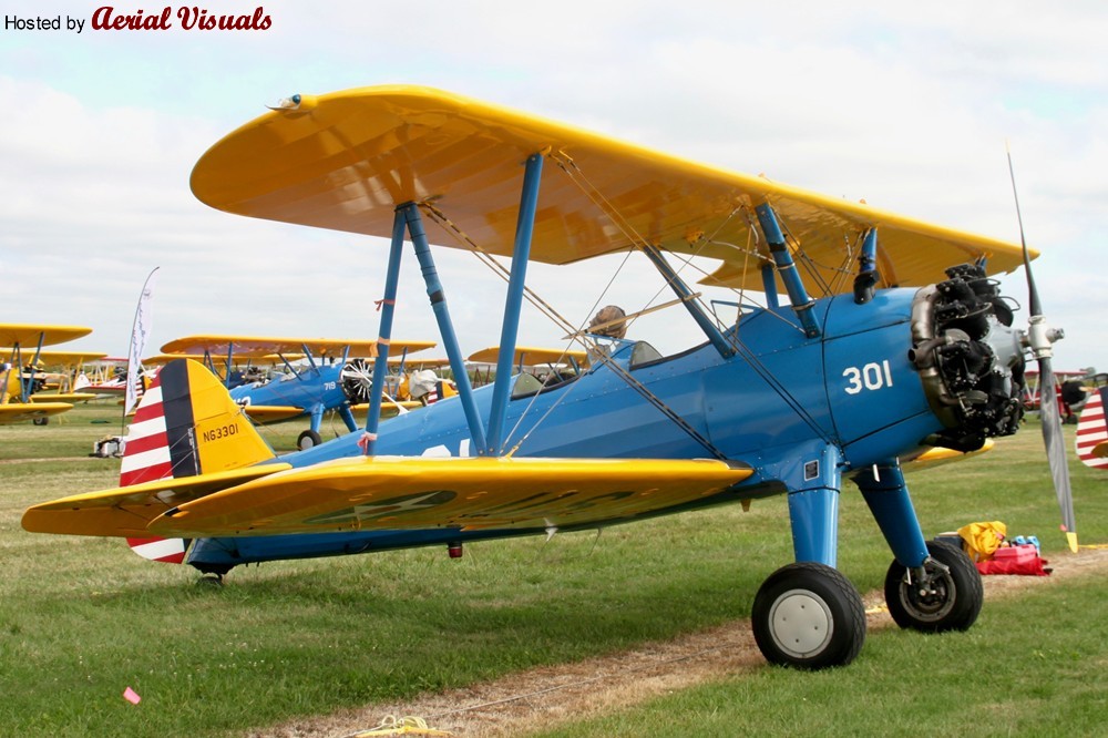 Aerial Visuals - Airframe Dossier - Stearman-Boeing D75N1 Kaydet, s/n ...